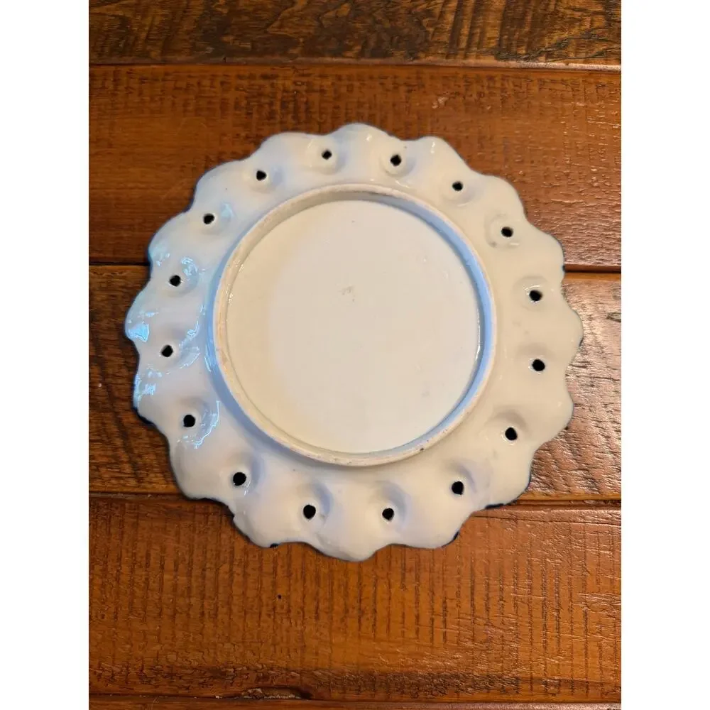 Antique Nippon Style Hand Painted Porcelain Dish Unmarked